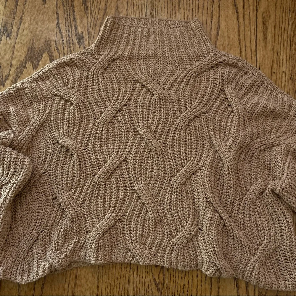 Free People Seasons Change Sweater Size S in Almond - Picture 6 of 13